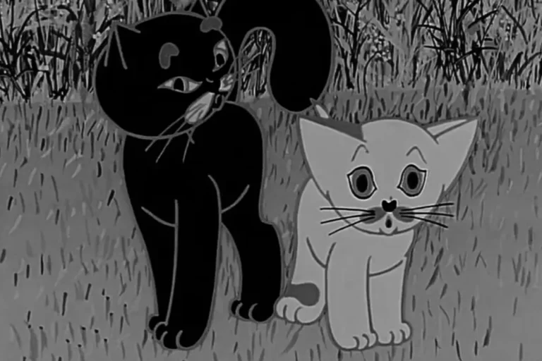 kadr z dobranocki Dziwny świat kota Filemona