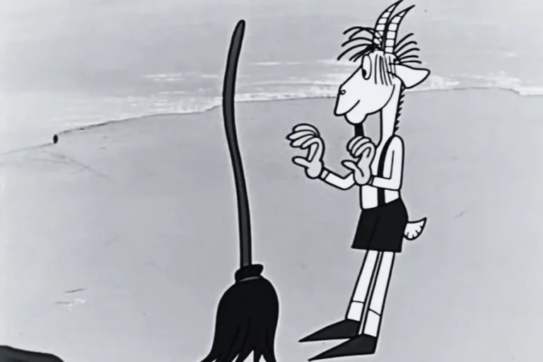 kadr z dobranocki dziwne przygody koziołka matołka