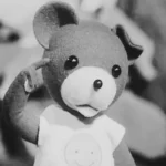 Kadr z dobranocki Miś Uszatek