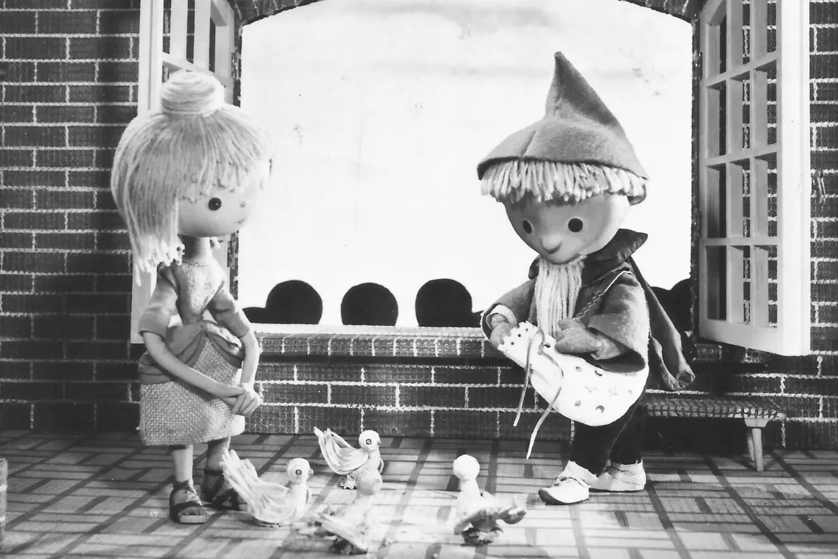 kadr z dobranocki Piaskowy Dziadek