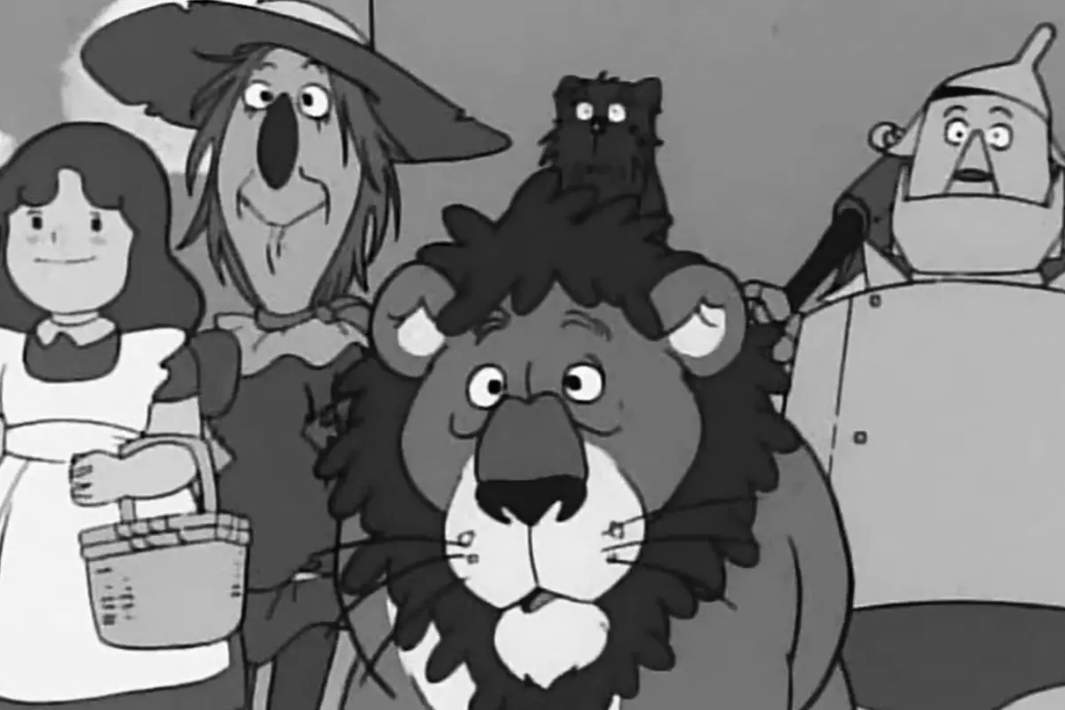 kadr z dobranocki Czarnoksiężnik z krainy Oz