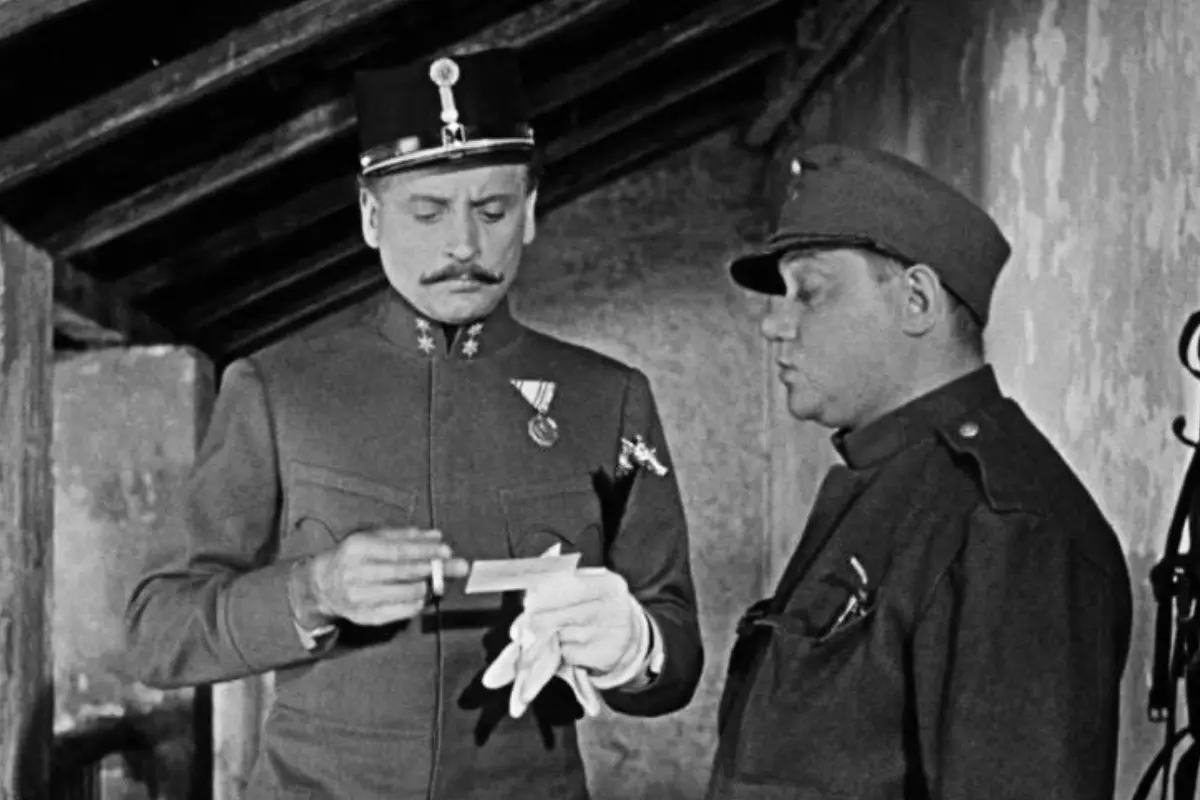 kadr z filmu Dobry wojak Szwejk