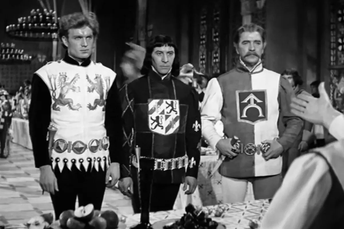 kadr z filmu Krzyżacy