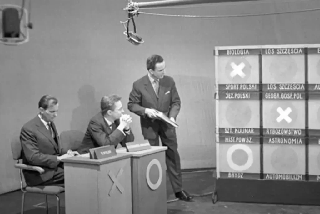 Kadr z teleturnieju Kółko i krzyżyk