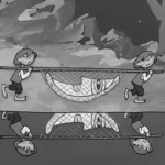 kadr z filmu rysunkowego O dwóch takich, co ukradli księżyc