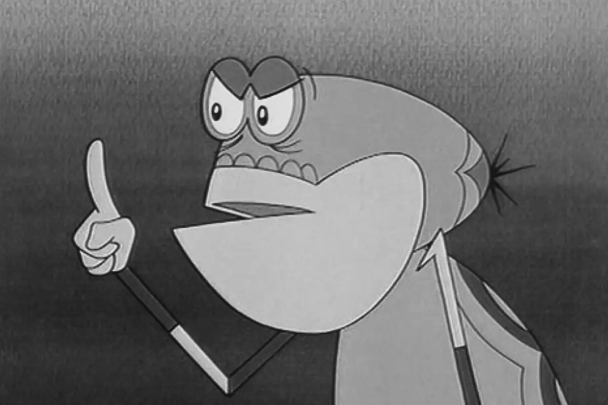 Kadr z dobranocki Pająk chwat wszystkich brat