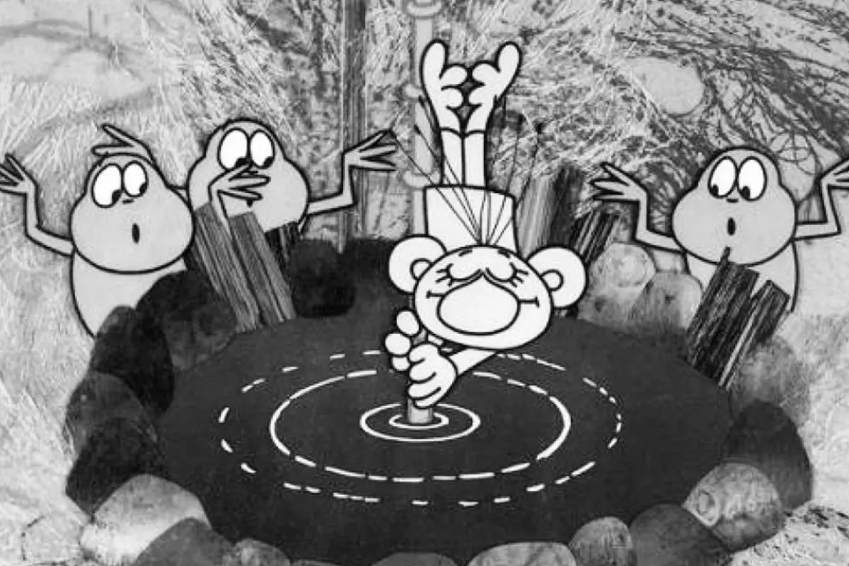 Kadr z dobranocki Wodnik Szuwarek