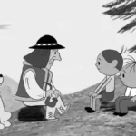 Kadr z dobranocki Bolek i Lolek na wakacjach