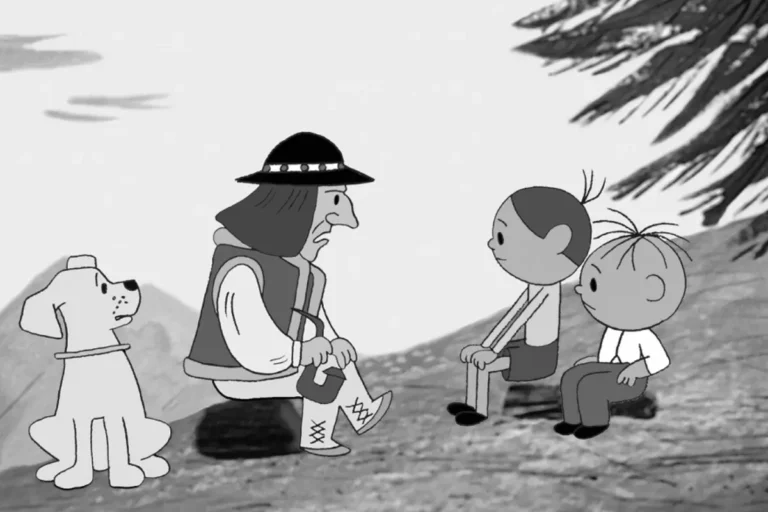 Kadr z dobranocki Bolek i Lolek na wakacjach