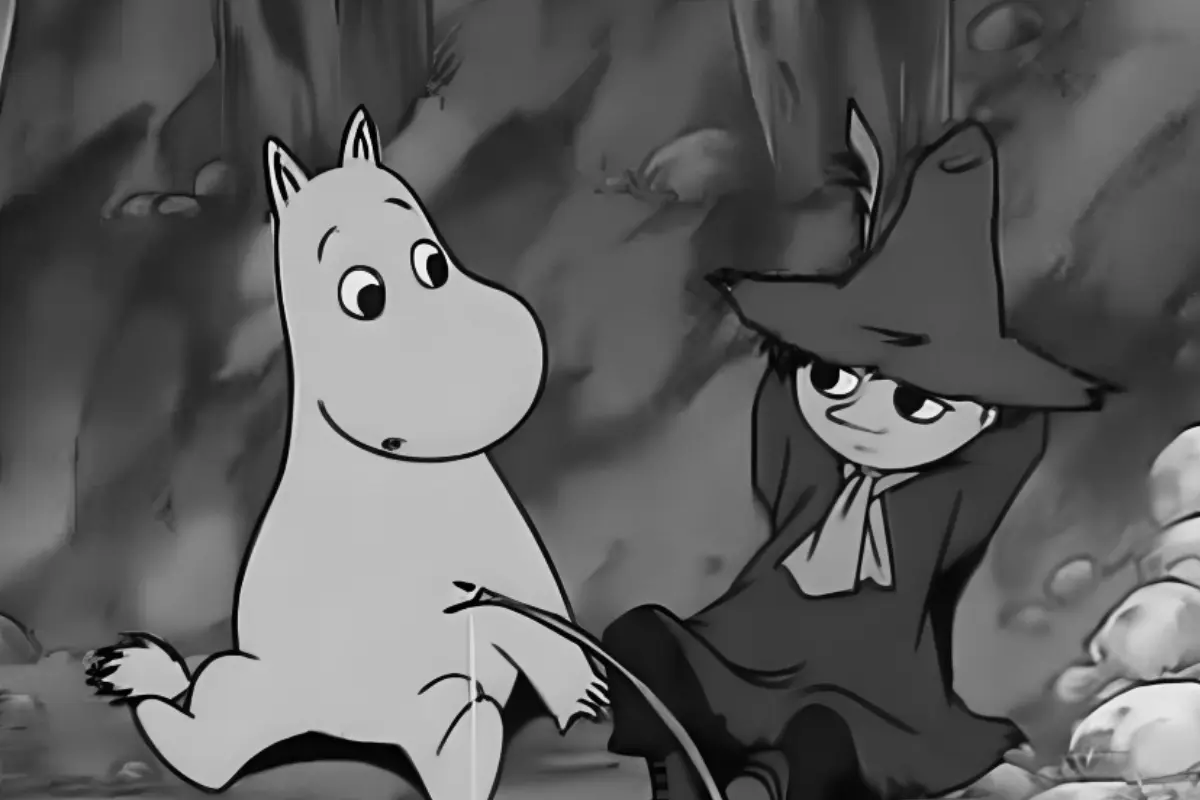 Kadr z dobranocki Opowiadania z Doliny Muminków