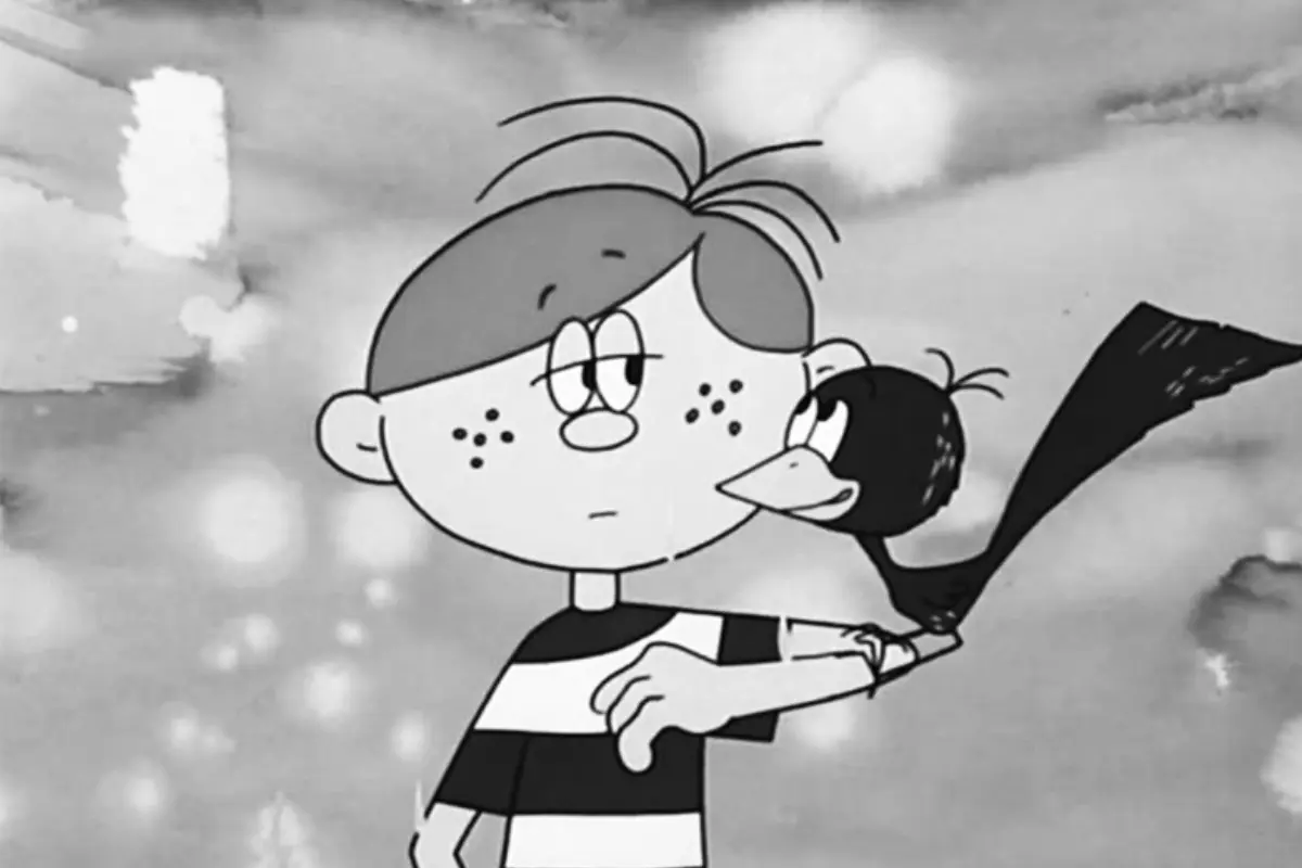 Kadr z dobranocki Pomysłowy Dobromir