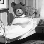 Kadr z dobranocki Miś Uszatek