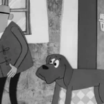 Kadr z dobranocki Fred postrach kotów