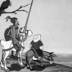 Kadr z serialu Don Kichot