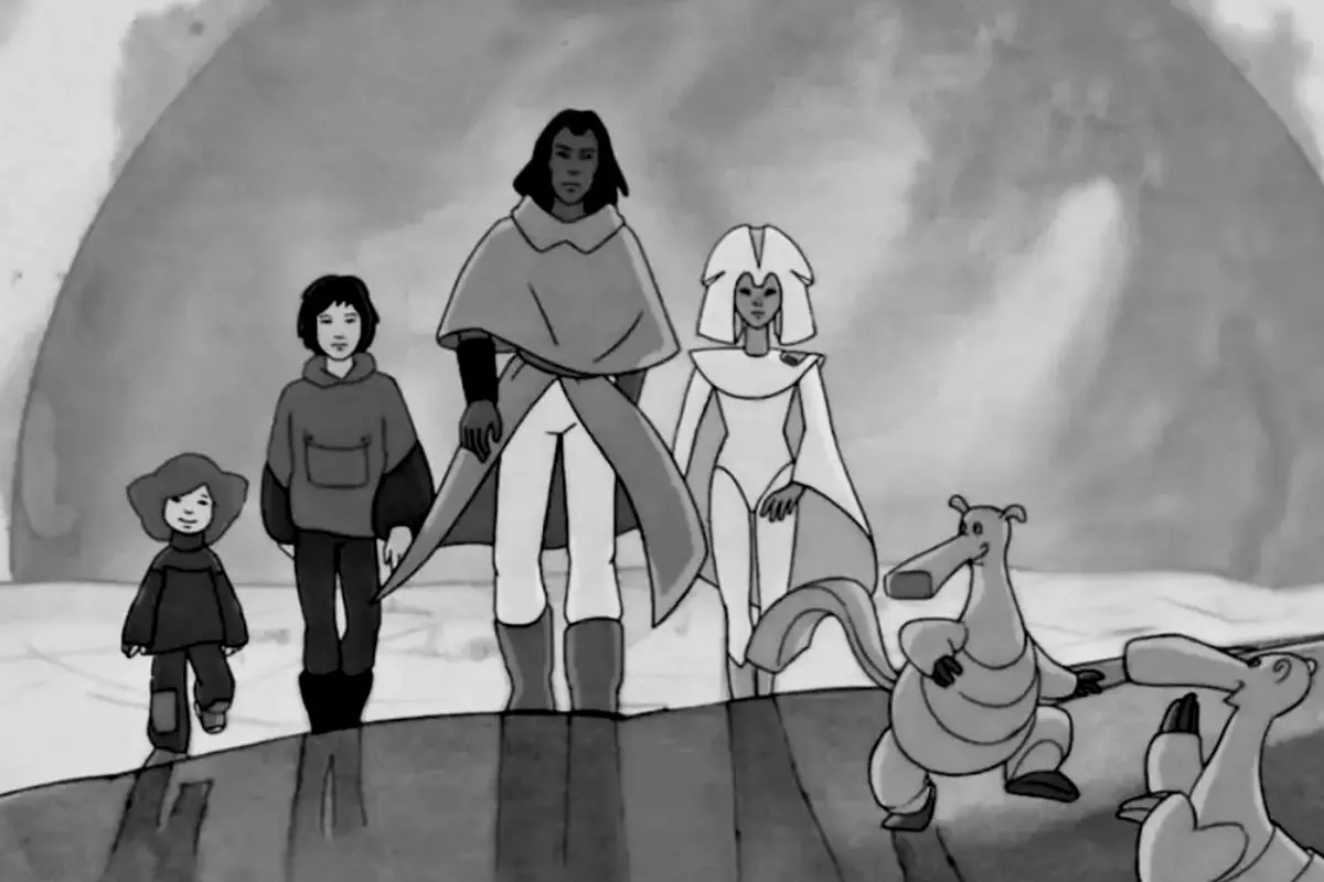 Kadr z serialu Szagma albo zaginione światy