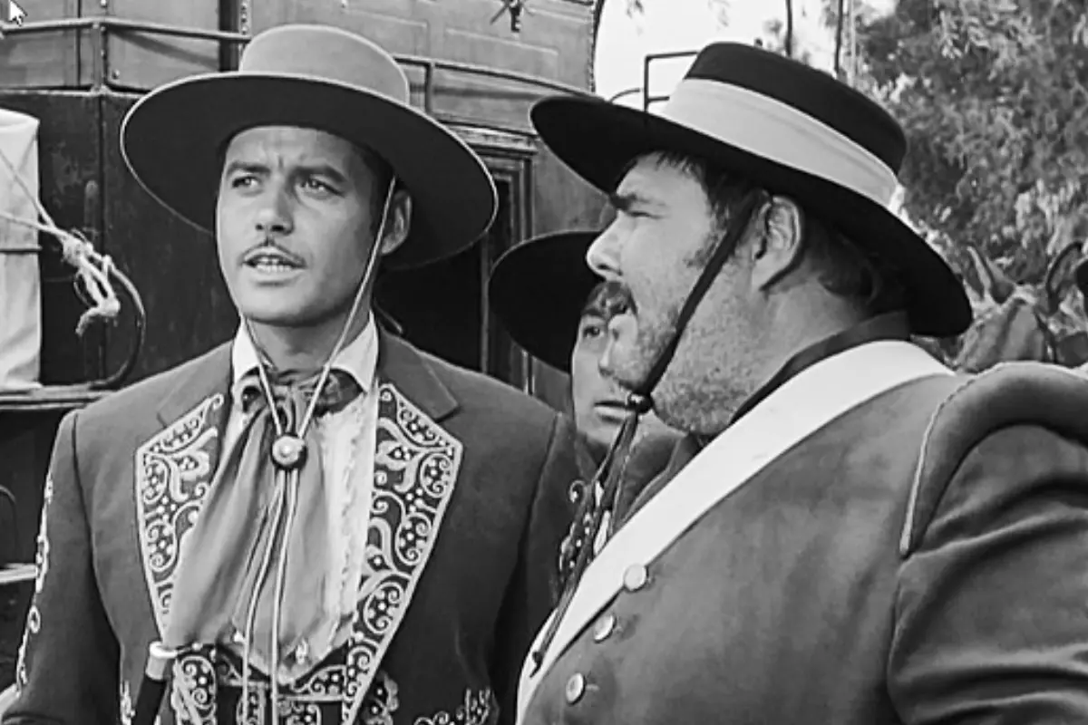 Kadr z serialu Znak Zorro